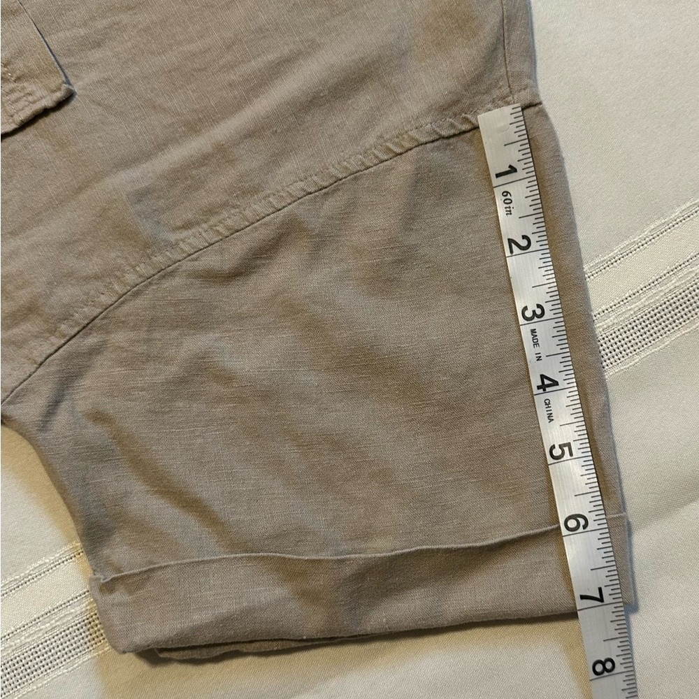 Mango Beige Short-Sleeve Romper - Picture 12 of 15